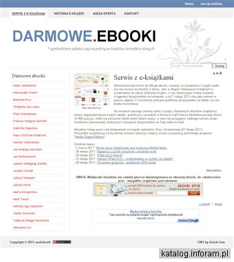 Darmowe eksiążki i ebooki