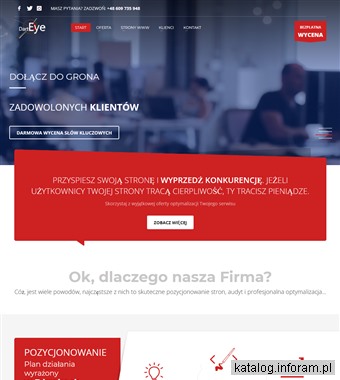 Pozycjonowanie stron WWW - darteye.pl