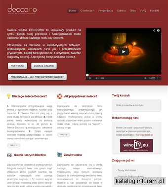 Deccoro - świece dekoracyjne