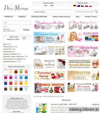 Sklep ślubny - decomariage.pl