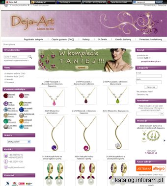 Deja-Art sklep internetowy z biżuterią