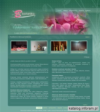 Dekroacje kwiatowe, kwiaty do biura Warszawa - Botanika