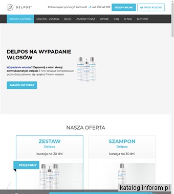 Kosmetyki i preparaty na porost włosów - delpos.pl