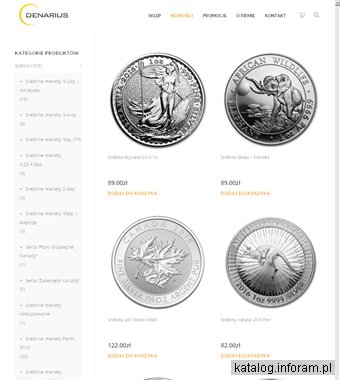 Monety inwestycyjne Denarius