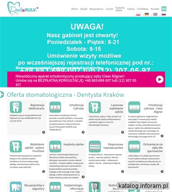 Dentysta, Stomatolog Kraków - Centrum Stomatologii Dentamax