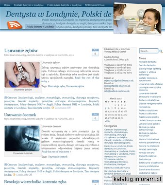 Polski dentysta w Londynie