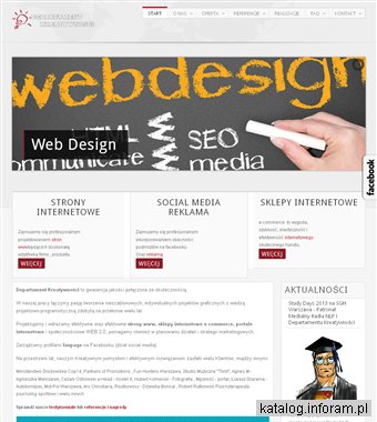 Departament Kreatywności - Projektowanie stron WWW Warszawa