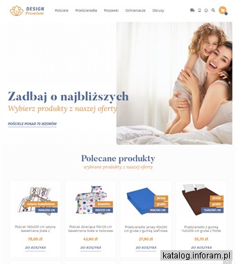 Pościele, prześcieradła i ręczniki bawełniane Design Premium