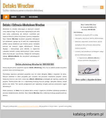 Detoks alkoholowy w klinice Wrocław