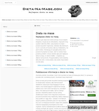 Dieta na masę