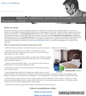Dieta na mase - Najlepsza dieta na masę