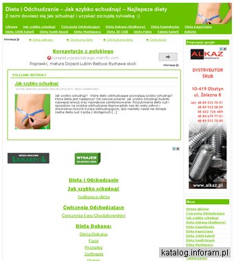 Dieta i Odchudzanie - Jak szybko schudnąć - Najlepsze diety