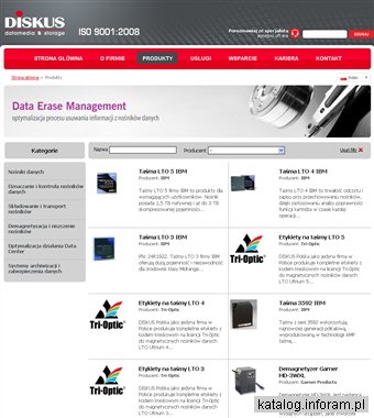 Diskus - kasowanie danych