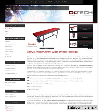 Przenośniki, transportery, profile aluminiowe