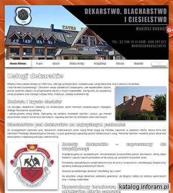 DOBOSZ MARIUSZ remont dachu Śląsk