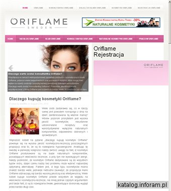 Oriflame - kosmetyki, praca