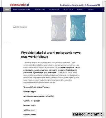 Worki polipropylenowe na węgiel ekogroszek