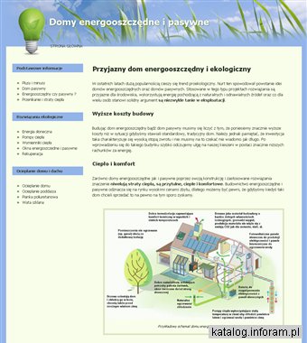 Informacje o budowie i eksploatacji domu energooszczędnego