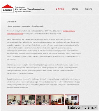 DOMENA MGR BOŻENA MATUSZEWSKA administrator nieruchomości Knurów