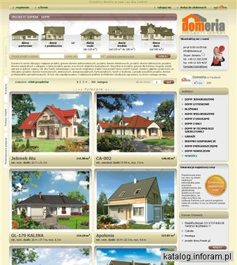 Projekty domów jednorodzinnych - domeria.pl