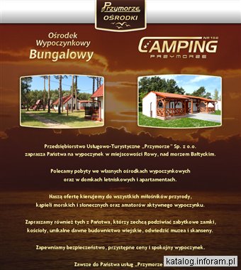 Domki letniskowe w Rowach