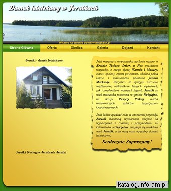 Jerutki - domek letniskowy Mazury