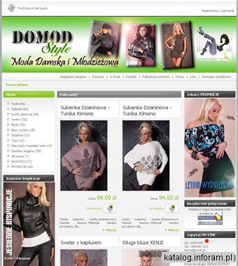 legginsy i damskie kurtki - F.H.U. Domod