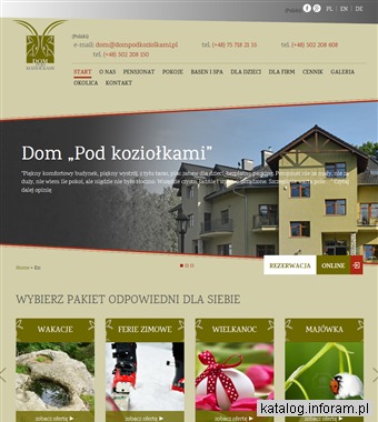 DOM POD KOZIOŁKAMI Nocleg Szklarska Poręba