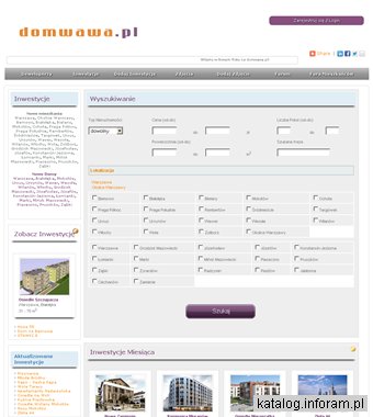 Nowe nieruchomości w Warszawie