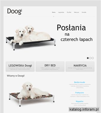 Doogi - nowoczesne legowiska dla psów i kotów. Posłania dla psów
