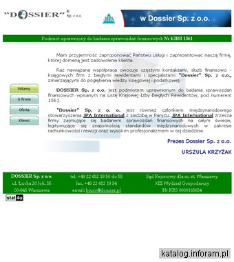 Dossier Sp. z o.o. księgowość mazowieckie