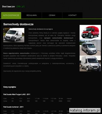 Busy dostawcze w Warszawie