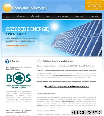 Dotacje na solary, kolektory słoneczne