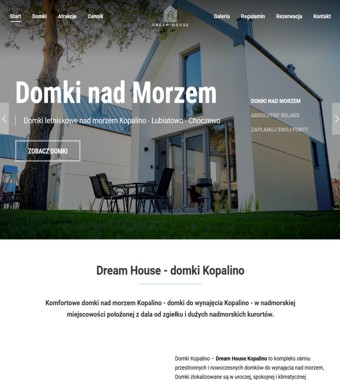 Kopalino domki nad morzem