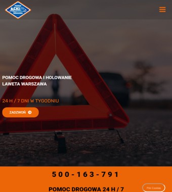 Pomoc Drogowa Holowanie Ącki Warszawa