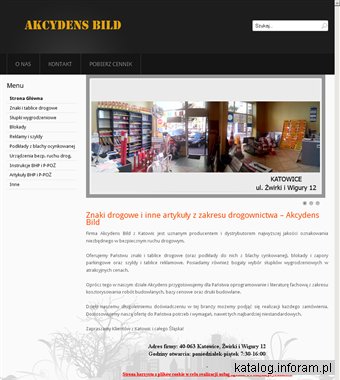 AKCYDENS BILD tablice drogowe