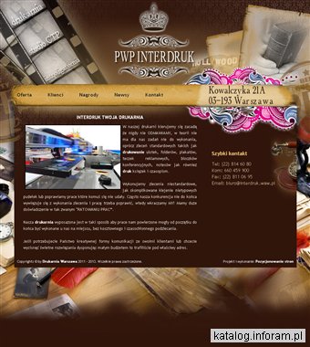 PWP INTERDRUK drukarnie Warszawa
