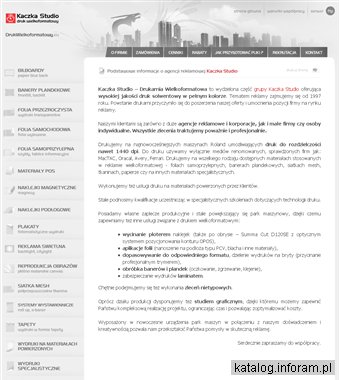Drukarnia Wielkoformatowa - Kaczka Studio