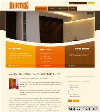 Duetek.com.pl Rolety rzymskie Kielce