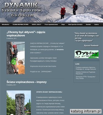 Ściana wspinaczkowa - imprezy integracyjne