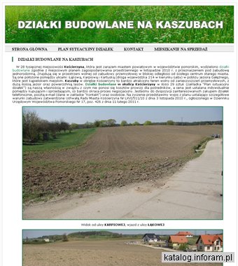 Działki budowlane na Kaszubach