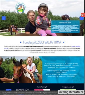 www.dzieciwujatoma.pl ośrodek zooterapii
