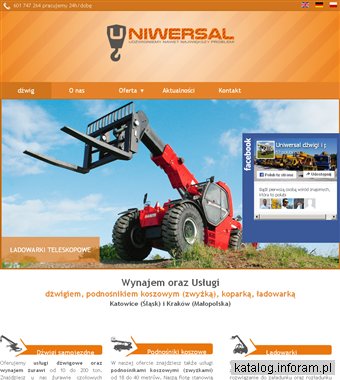 Uniwersal dźwig samochodowy i podnośnik koszowy