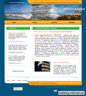 Kwatery noclegi pokoje Kołobrzeg - Dźwirzyno