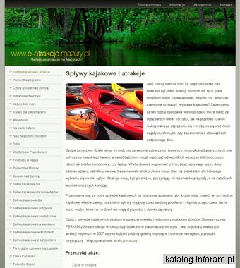 Atrakcje turystyczne mazury