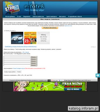 Witamy na e-fotek.pl - Twój hosting zdjęć