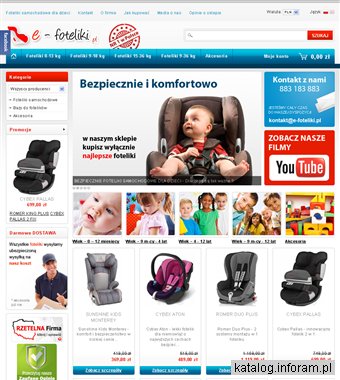 Foteliki samochodowe