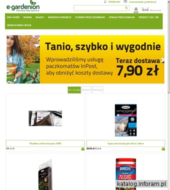 Sklep ogrodniczy E-Gardenion