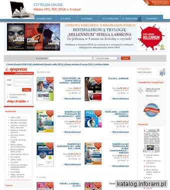 Książki online. Audiobooki, ebooki, cyfrowe wydania