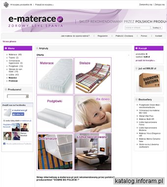E-materace.pl - Łóżka